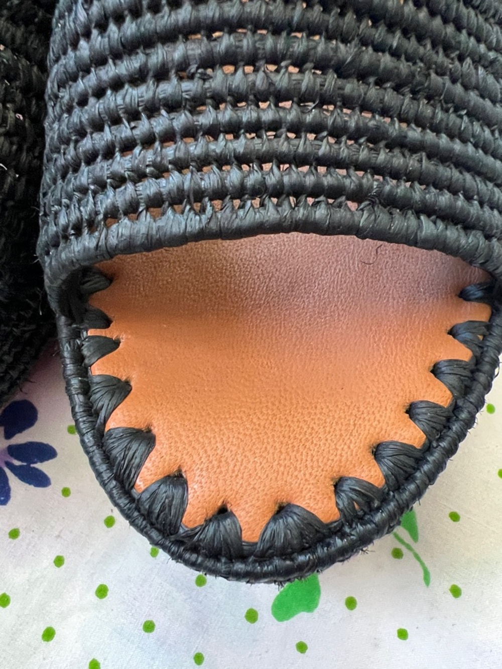 Carrie Forbes Karim Raffia Woven Espadrille Wedges - 38/7 (?) - Picture 8 of 16
